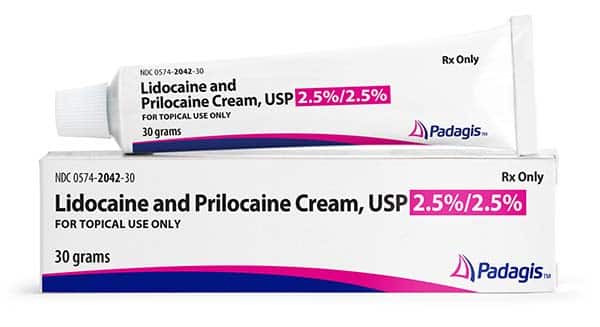 Lidocaine / Prilocaine 2.5% - 2.5% Cream Tube 30 Gram (Emla) (1/EA 24/CS) by Padagis US / Perrigo  ID 00574-2042-30
